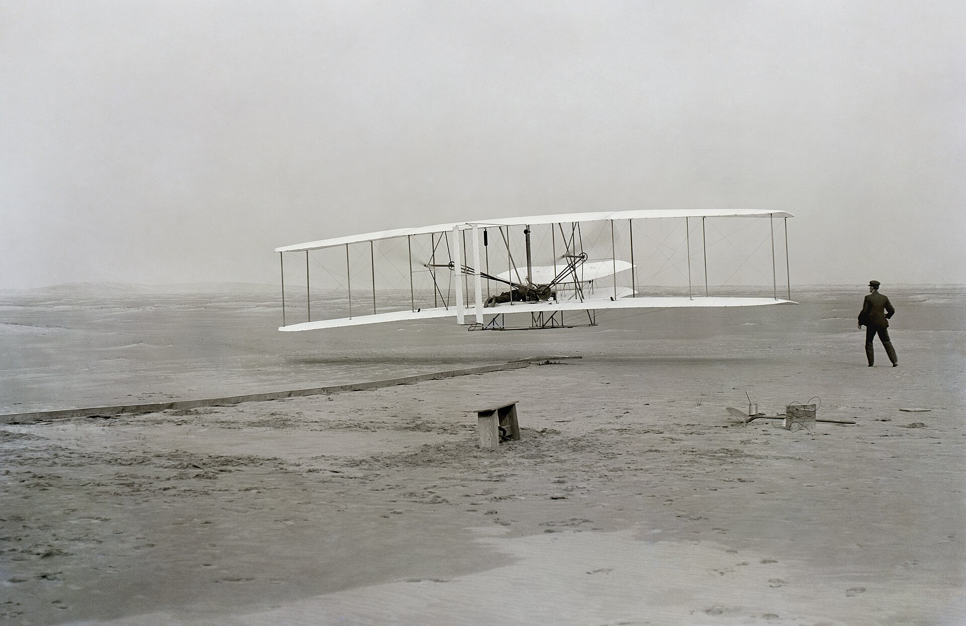 Wright brothers Wright Flyer — real photograph